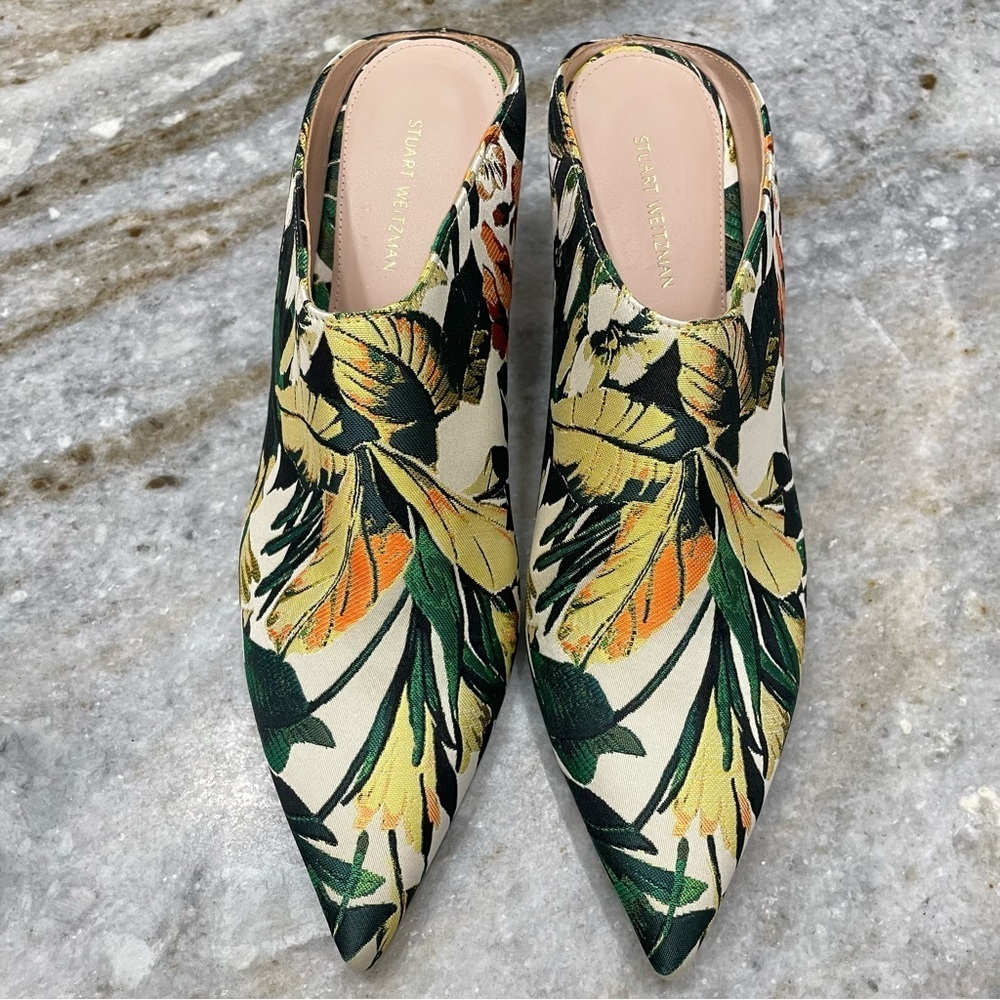 New Stuart Weitzman Botanica Mira Mule Women’s 8.5